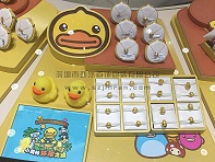 小黄鸭儿童主题道具硬金道具包装
