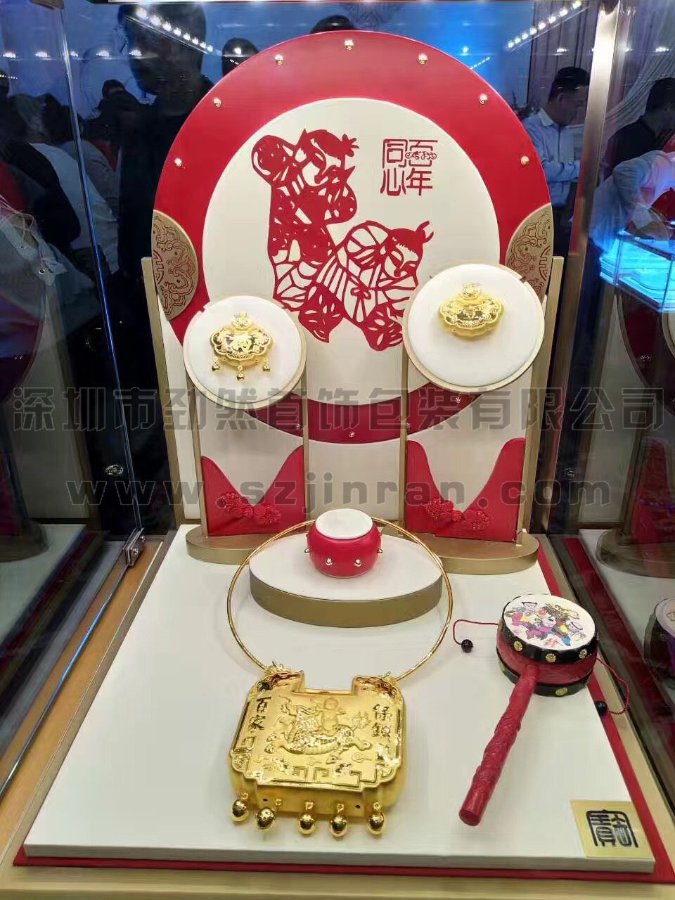 黄金摆件小立柜 珠宝道具