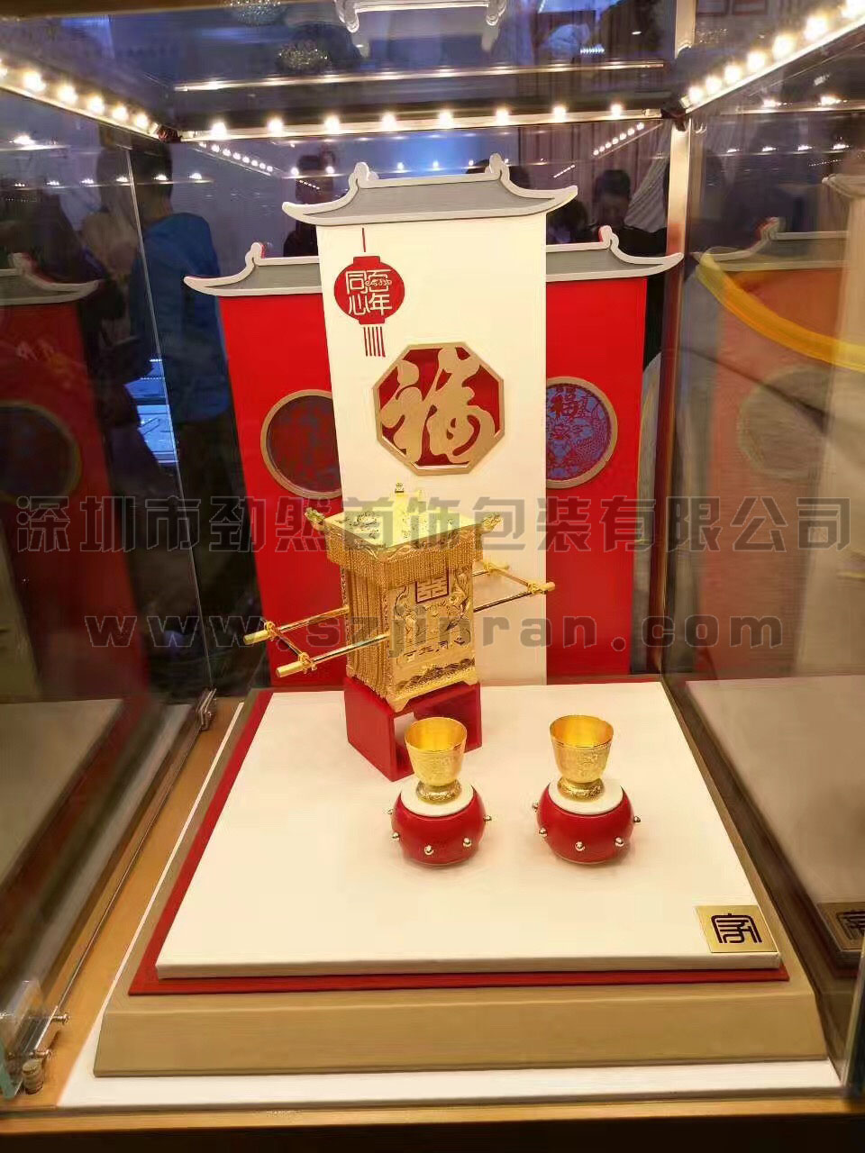 黄金摆件小立柜 珠宝道具
